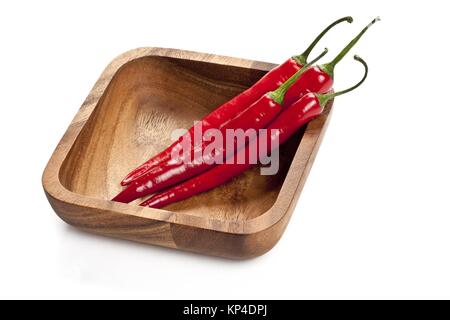 Chilis nel recipiente Foto Stock