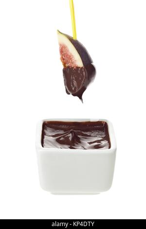 Il cioccolato fig Foto Stock