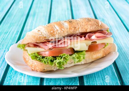 Popolari sandwich ciabatta Foto Stock