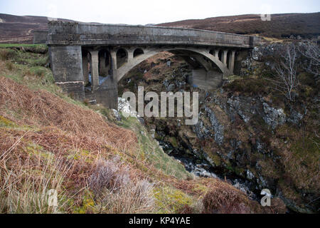Il ponte a nulla, Tolsta, isola di Lewis, Ebridi Esterne, Scozia Foto Stock