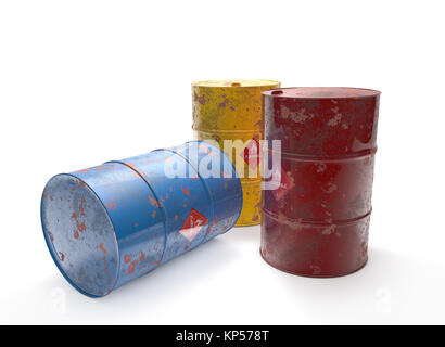 Vecchi barilotti Foto Stock
