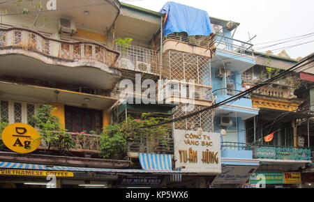 Città vecchia di Hanoi vietnam Foto Stock