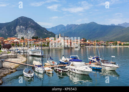 Porto di Feriolo, Lago Maggiore, laghi italiani, Piemonte, Italia Foto Stock