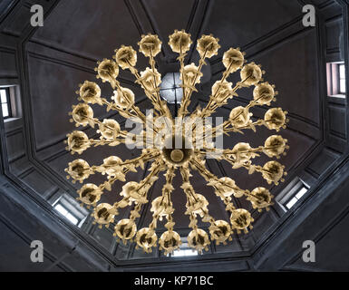 Ajaccio Corsica, 17 agosto 2017: Interno Cattedrale di Nostra Signora dell'Assunzione, stile Barocco fu costruito tra il 1577 e il 1593 viene attribuita la sua des Foto Stock