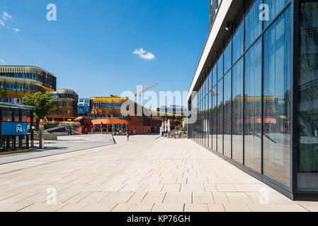 Moderno edificio di architettura all'Università di Vienna Foto Stock