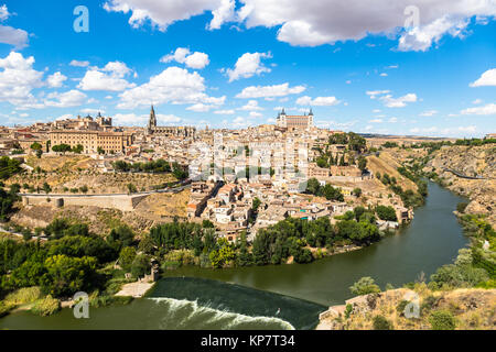 Toledo,Spagna città vecchia skyline della citta'. Foto Stock