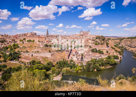 Toledo,Spagna città vecchia skyline della citta'. Foto Stock