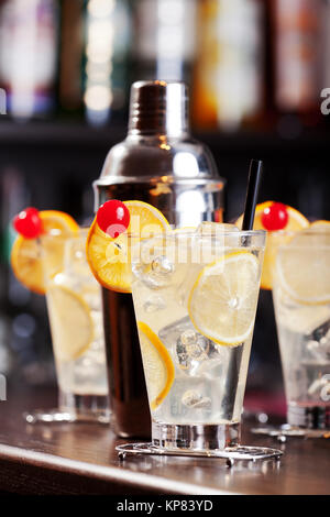 Cocktail Collection - Tom Collins,Cocktail Collection - Tom Collins,Cocktail Collection - Tom Collins,Cocktail Collection - Tom Collins Foto Stock