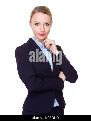 Giovane imprenditrice ritratto Foto Stock
