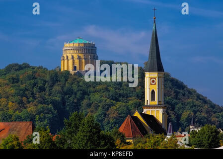 Kelheim, die Befreiungshalle - Kelheim in Germania, Hall di liberazione Foto Stock