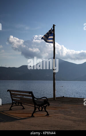 Bandiera Grecia Foto Stock