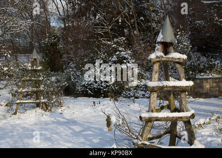 Inverno a Berlino il parco di Friedrichshain Foto Stock