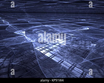 Abstract generati digitalmente immagine sfondo tecnologico Foto Stock