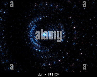 Abstract generati digitalmente image technology cerchio Foto Stock