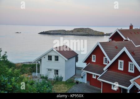 Il punto più meridionale della Norvegia lindesnes Foto Stock