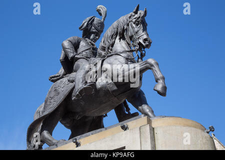 Marchese di Londonderry, Statua in luogo di mercato, Durham, England, Regno Unito Foto Stock