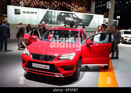 La sede Ateca al Frankfurt International Motor Show 2017, Germania Foto Stock