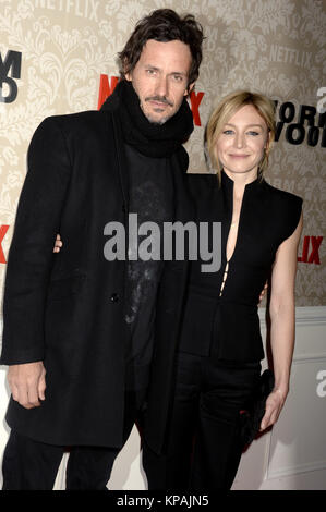 Christian Camargo e Juliet Rylance frequentare il 'Assenzio' New York premiere al Campbell su dicembre 12, 2017 in New York City. | Utilizzo di tutto il mondo Foto Stock