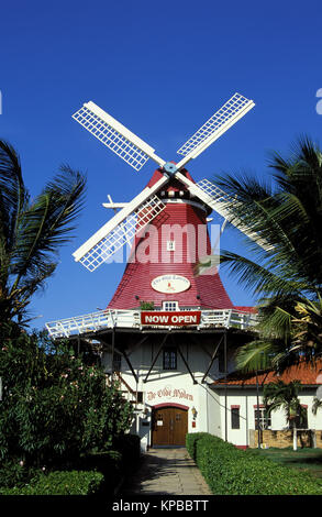 De Olde Molen, Ristorante Il Mulino, Aruba, Antille olandesi Foto Stock