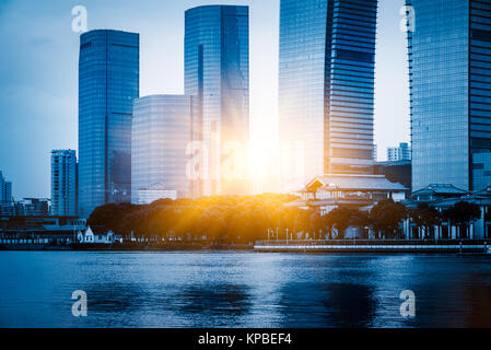 Il gate del orientare dal Lago Jinji a Suzhou,Cina. Foto Stock