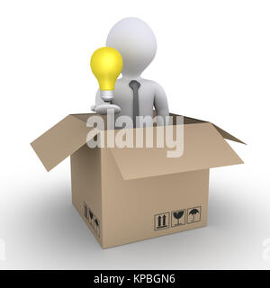 La spedizione di una idea di business Foto Stock