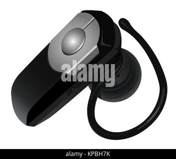 Auricolare blue tooth Foto Stock