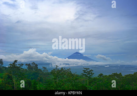 Vulcano sull isola di Bali Foto Stock