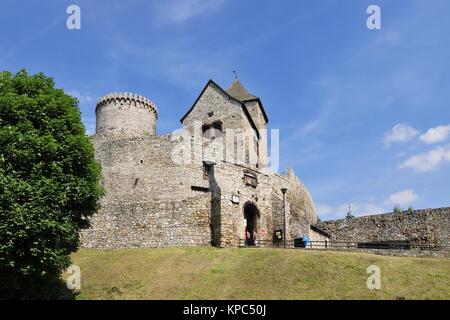 Il castello di Bedzin, voivodato di Slesia, Polonia. Foto Stock