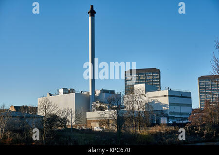 Strathclyde distilleria di whisky producendo Chivas fratelli e Ballantines whiskey in Glasgow, Regno Unito Foto Stock