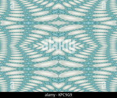 Abstract sfondo geometrico, la perfetta ellissi e a losanga in blu turchese con sfumature di bianco e grigio chiaro elementi, ornate ed esteso Foto Stock