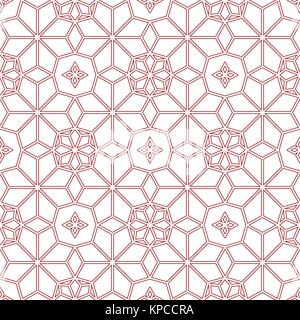 Vettore di Seamless pattern. Mosaico geometrico. Motivo di natale. Illustrazione Vettoriale
