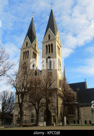 Cattedrale di halberstadt Foto Stock