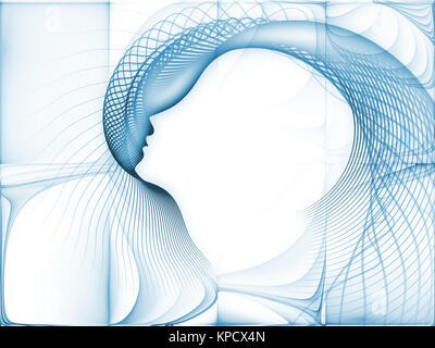 Anima accidentali geometria Foto Stock