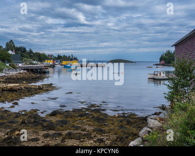 Porto di Saint Margaret's Bay nei pressi di testa Birchy, Nova Scotia, Canada. Foto Stock