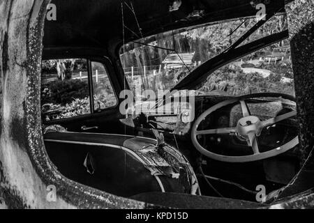 VAN arrugginiti, Tasmania, Australia Foto Stock