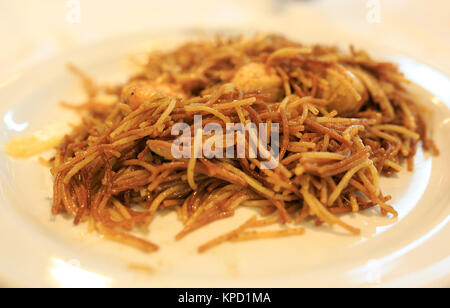 Tipico piatto spagnolo Fideua Foto Stock
