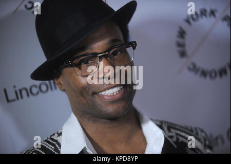 NEW YORK, NY - 03 dicembre: Billy Porter assiste Sinatra voce per un secolo evento al David Geffen Hall il 3 dicembre 2015 nella città di New York. Persone: Billy Porter Foto Stock