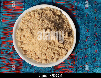 Tradizionale Indiano arrosto di farina di frumento o dolce Panjiri Foto Stock