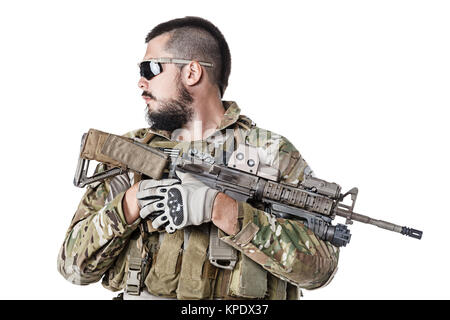 US Army green Beret Foto Stock