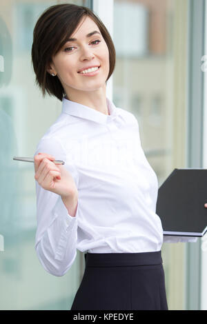 ragazza di affari Foto Stock
