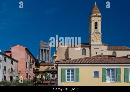 Chiesa di La Turbie Foto Stock