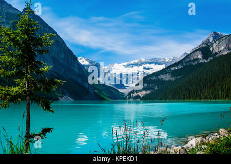 Lake Louise in Canada Foto Stock