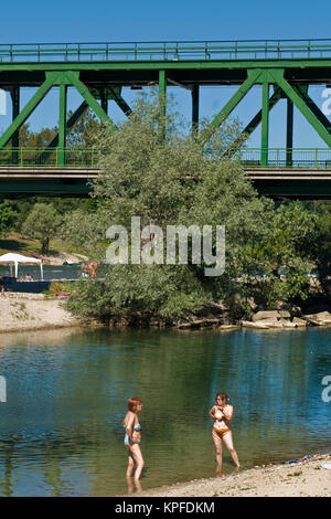 Turbigo, fiume Ticino e Lombardia, Italia Foto Stock