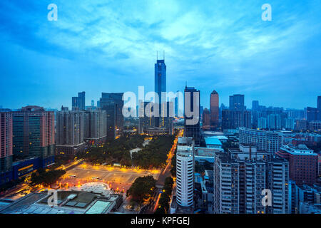 Paesaggio urbano di Guangzhou in Cina. Foto Stock