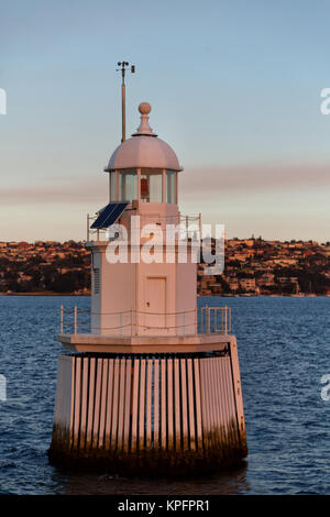 In Australia sidney l'antico faro in mare Foto Stock