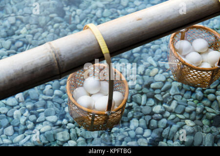 Onsen uovo Foto Stock