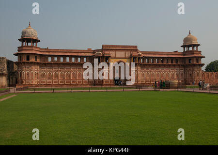 Palazzo al fort di Agra Foto Stock