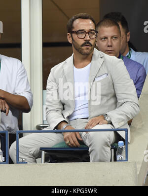 FLUSHING NY- Settembre 03: Jeremy Piven, giorno dieci del 2014 US Open al USTA Billie Jean King National Tennis Center il 3 settembre 2014 nel quartiere di lavaggio del Queens Borough of New York City People: Jeremy Piven Foto Stock