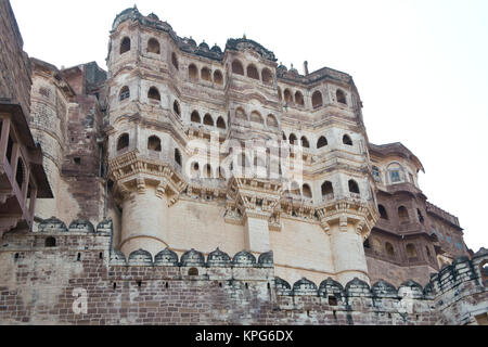 Mehrangar Fort in Jodhpur Foto Stock