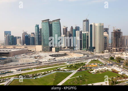 Doha Area diplomatica, in Qatar Foto Stock